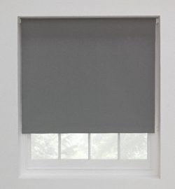 ColourMatch Blackout Thermal Roller Blind - 2ft - Flint Grey